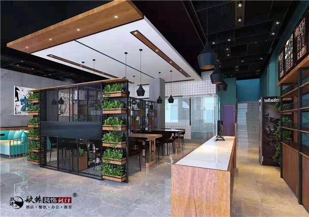 隆德雅食餐厅设计|提升了店内整洁感和高品质