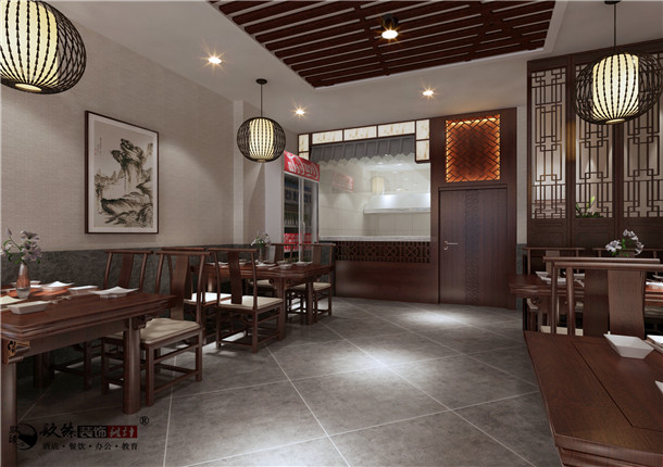 隆德丰府餐厅设计|整体风格的掌握上继承我们中式文化的审美观