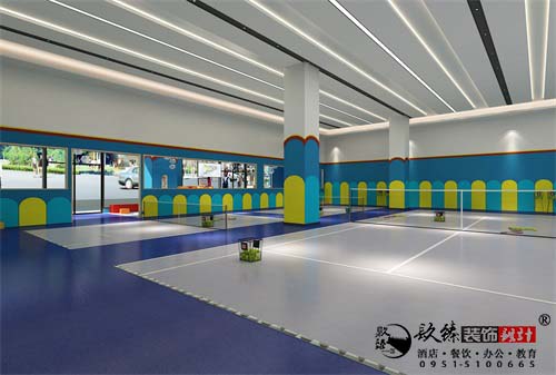 隆德蓝炫网球馆设计方案鉴赏|专业设计，环保舒适，健康时尚